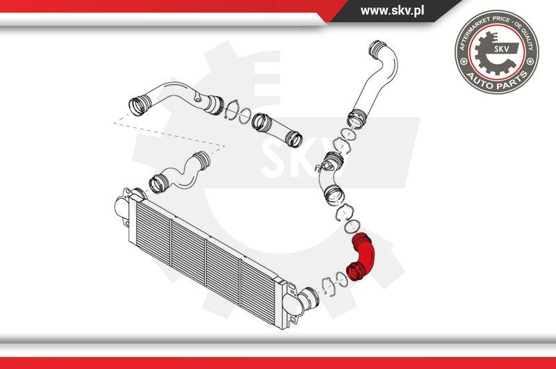 Esen SKV 24SKV016 - Трубка нагнітається повітря autocars.com.ua