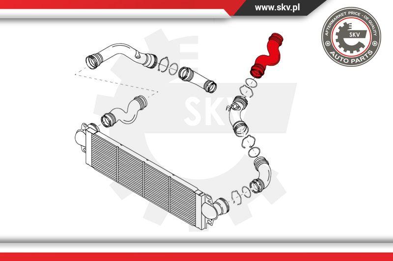 Esen SKV 24SKV017 - Трубка нагнітається повітря autocars.com.ua