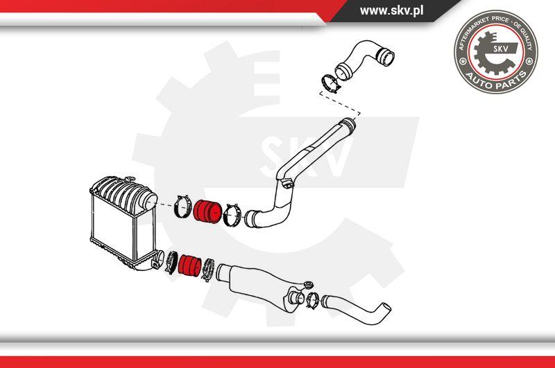 Esen SKV 24SKV024 - Трубка, нагнетание воздуха avtokuzovplus.com.ua