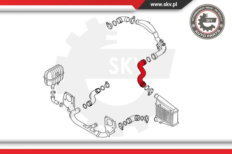 Esen SKV 24SKV033 - Трубка нагнітається повітря autocars.com.ua