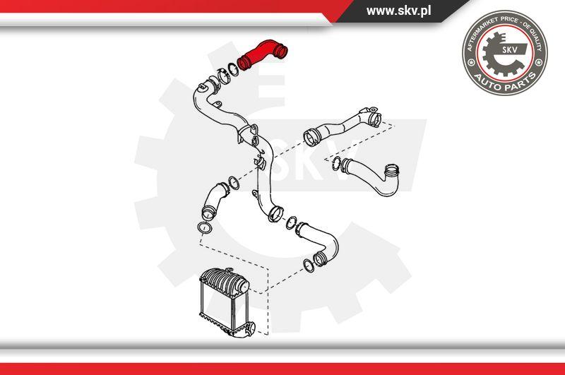 Esen SKV 24SKV038 - Трубка, нагнетание воздуха avtokuzovplus.com.ua