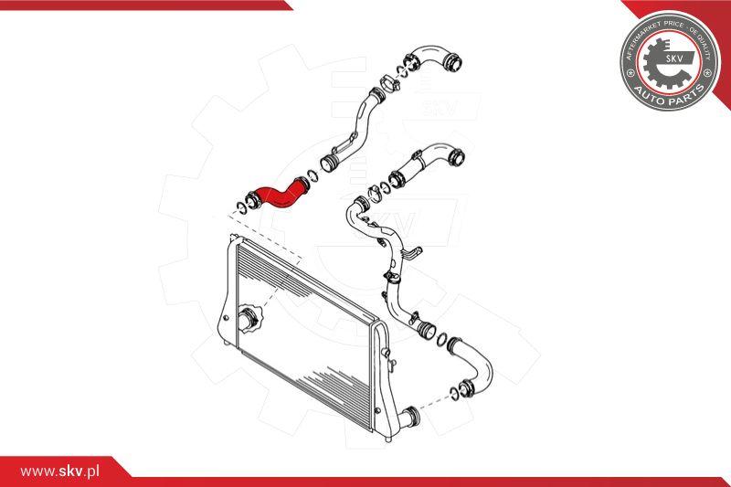 Esen SKV 24SKV049 - Трубка, нагнетание воздуха avtokuzovplus.com.ua