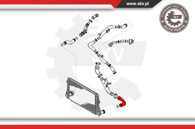 Esen SKV 24SKV053 - Трубка, нагнетание воздуха avtokuzovplus.com.ua