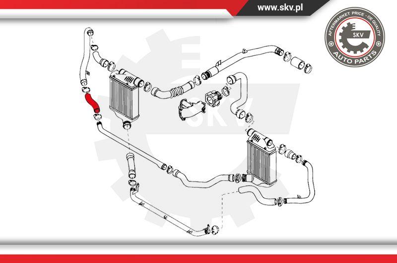 Esen SKV 24SKV081 - Трубка нагнітається повітря autocars.com.ua