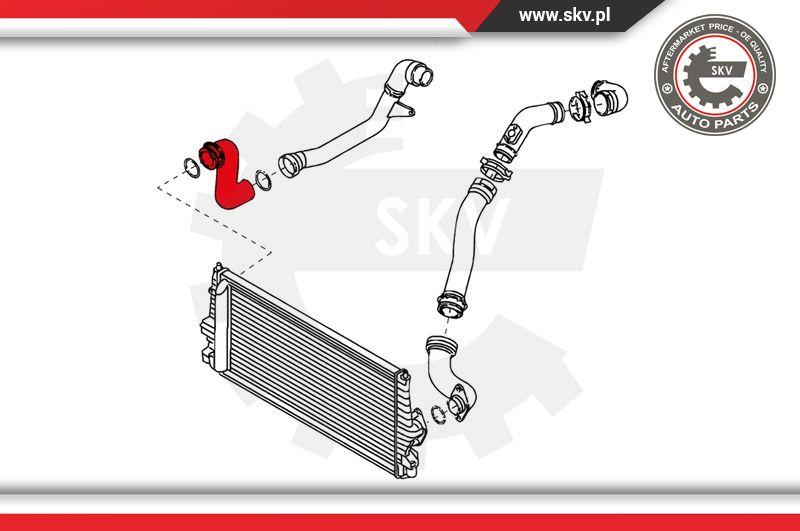 Esen SKV 24SKV101 - Трубка, нагнетание воздуха avtokuzovplus.com.ua