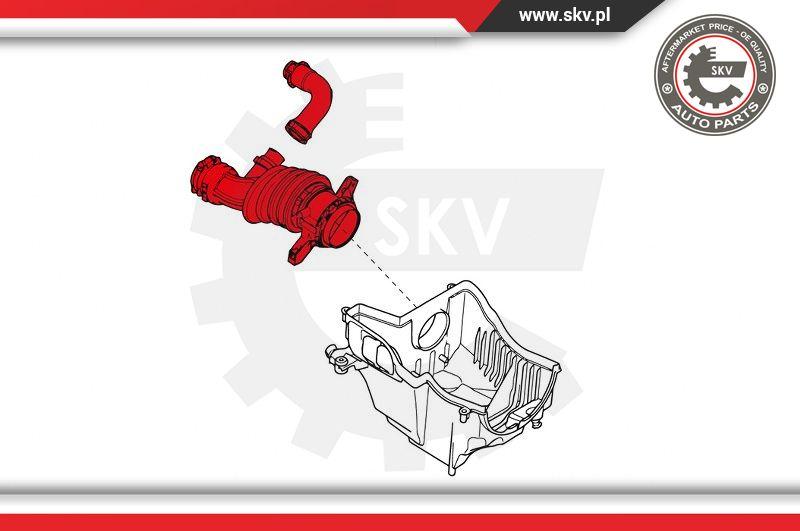 Esen SKV 24SKV127 - Рукав повітрозабірника, повітряний фільтр autocars.com.ua