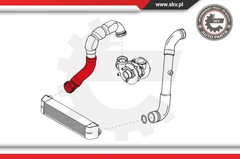 Esen SKV 24SKV148 - Трубка нагнітається повітря autocars.com.ua