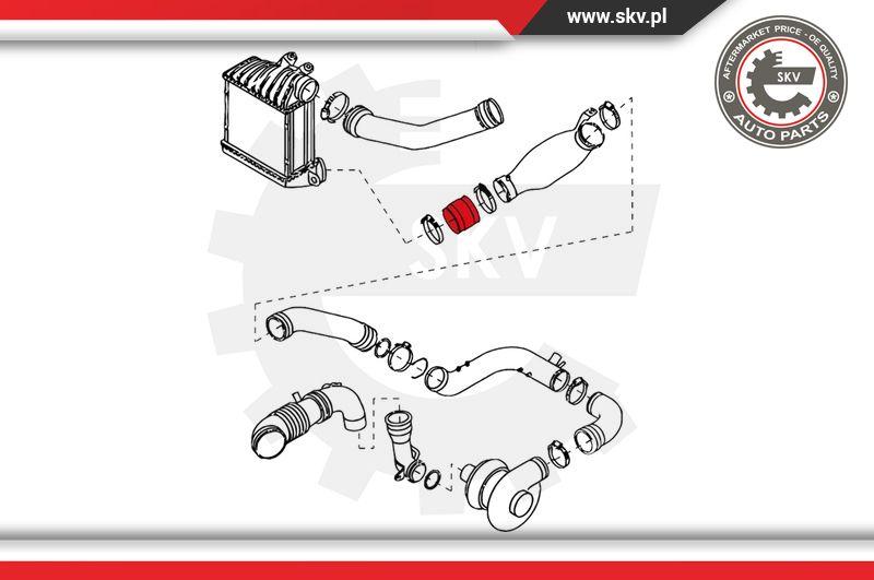 Esen SKV 24SKV164 - Трубка нагнітається повітря autocars.com.ua