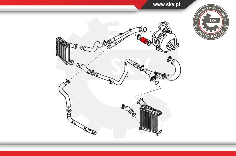 Esen SKV 24SKV168 - Трубка нагнітається повітря autocars.com.ua