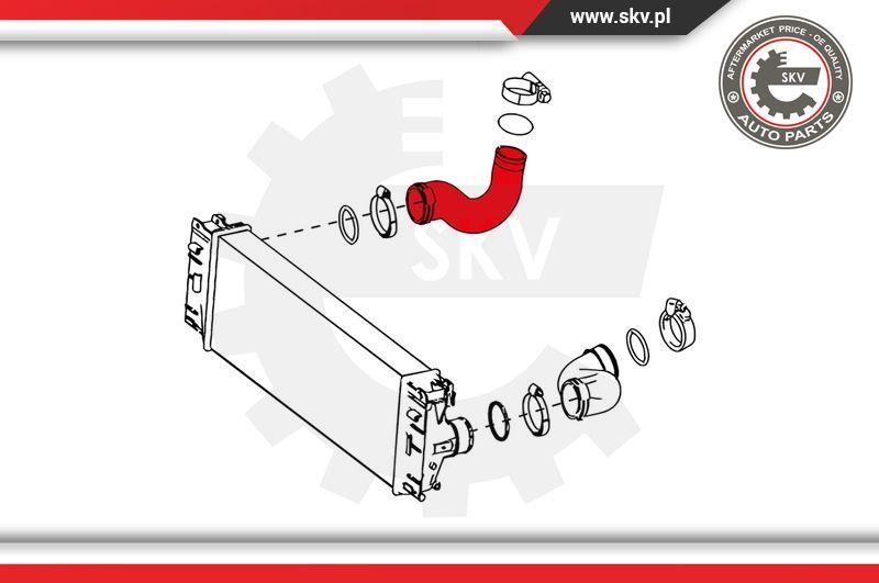 Esen SKV 24SKV172 - Трубка нагнітається повітря autocars.com.ua