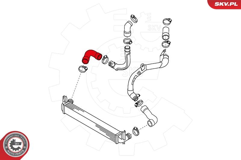 Esen SKV 24SKV191 - Трубка нагнітається повітря autocars.com.ua