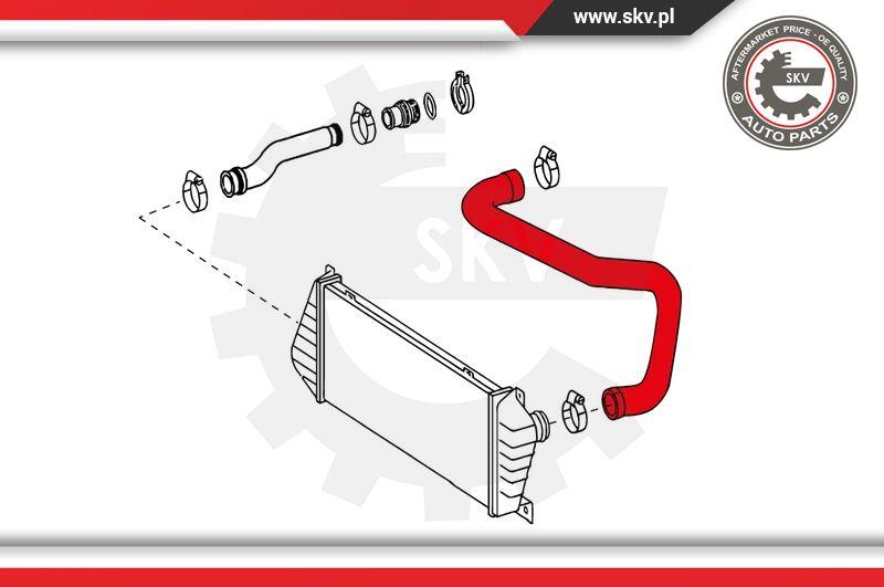 Esen SKV 24SKV211 - Трубка, нагнетание воздуха avtokuzovplus.com.ua