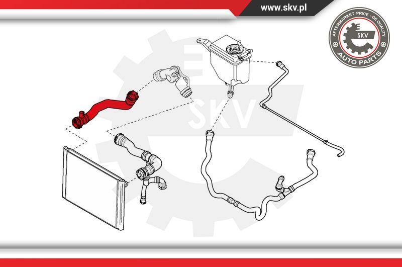 Esen SKV 24SKV247 - Шланг радіатора autocars.com.ua