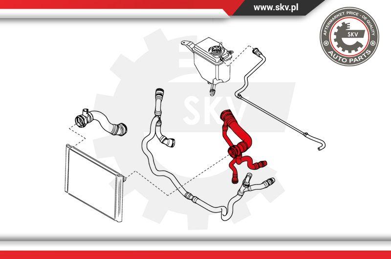 Esen SKV 24SKV262 - Шланг радиатора avtokuzovplus.com.ua