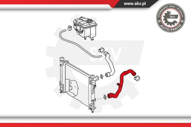 Esen SKV 24SKV293 - Шланг радиатора avtokuzovplus.com.ua