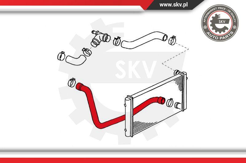 Esen SKV 24SKV317 - Шланг радіатора autocars.com.ua