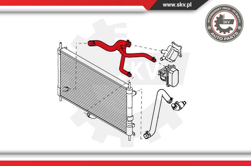 Esen SKV 24SKV338 - Шланг радіатора autocars.com.ua