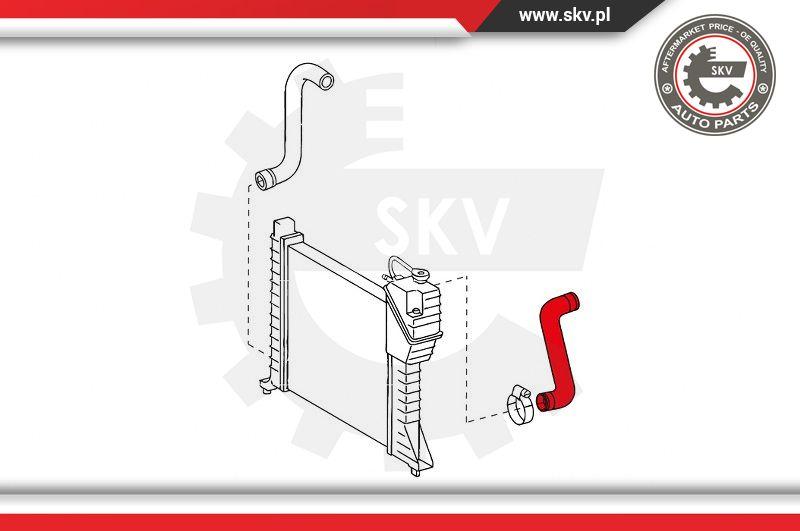 Esen SKV 24SKV343 - Шланг радиатора autodnr.net