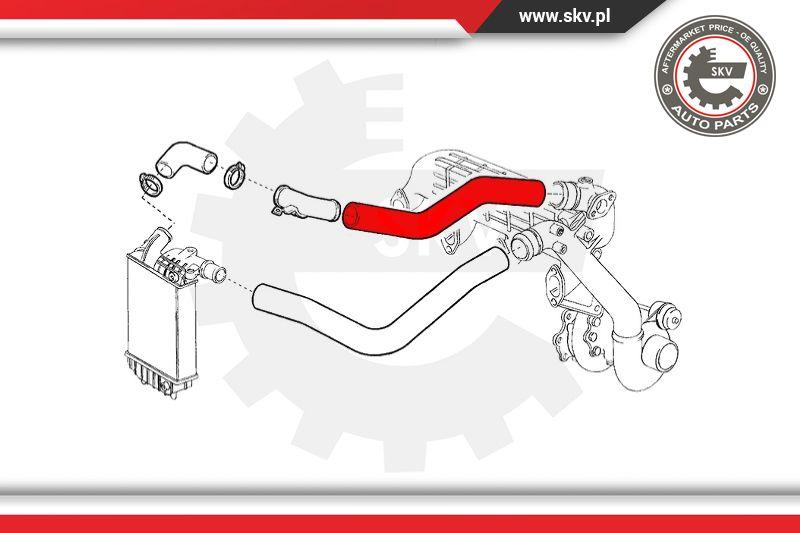 Esen SKV 24SKV567 - Трубка нагнітається повітря autocars.com.ua