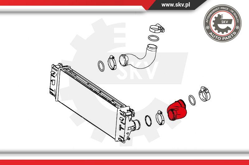 Esen SKV 24SKV605 - Трубка нагнітається повітря autocars.com.ua