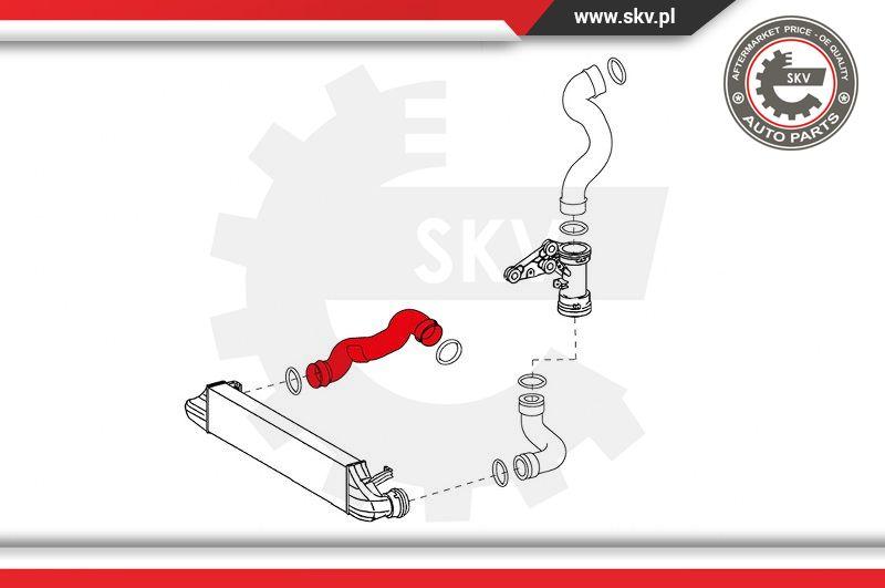 Esen SKV 24SKV617 - Трубка нагнітається повітря autocars.com.ua