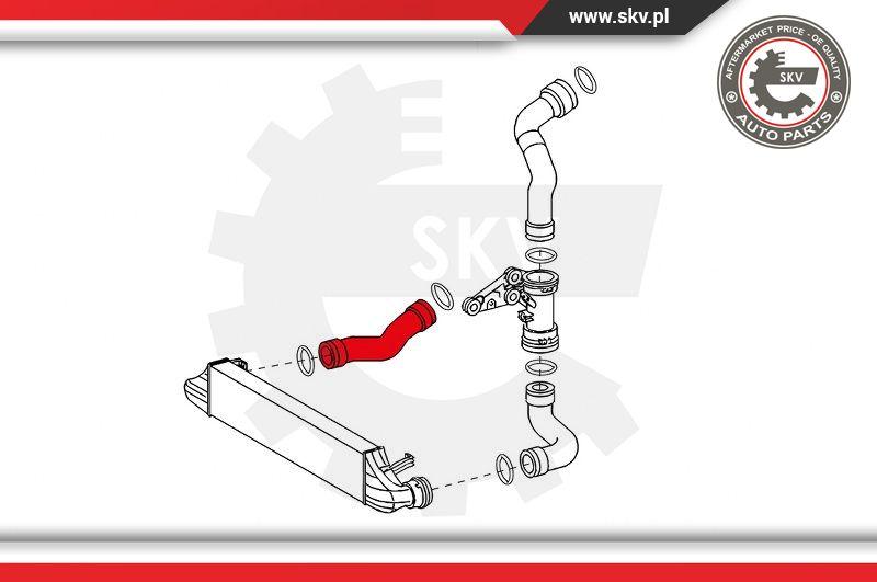 Esen SKV 24SKV618 - Трубка нагнітається повітря autocars.com.ua