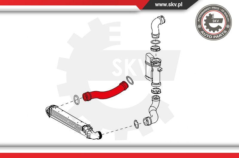 Esen SKV 24SKV631 - Трубка, нагнетание воздуха avtokuzovplus.com.ua