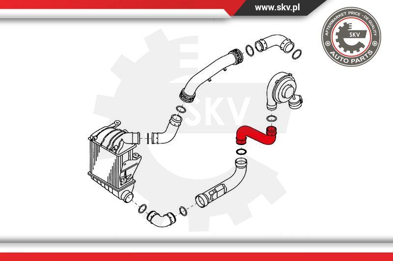 Esen SKV 24SKV647 - Трубка нагнітається повітря autocars.com.ua