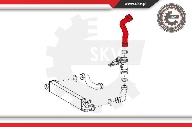 Esen SKV 24SKV692 - Трубка нагнітається повітря autocars.com.ua