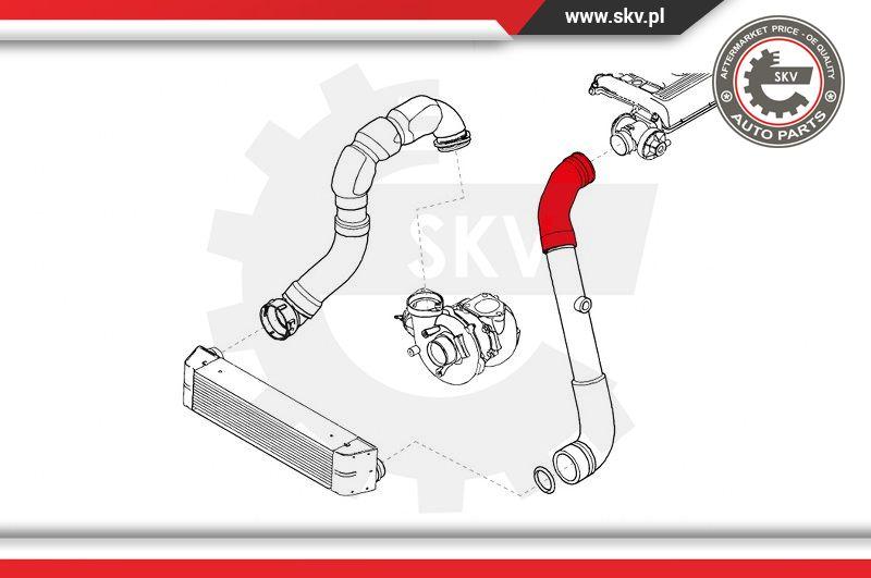 Esen SKV 24SKV721 - Трубка нагнітається повітря autocars.com.ua