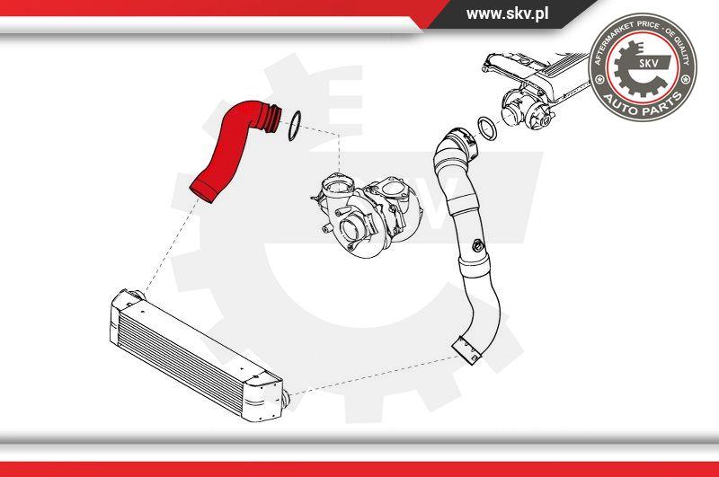 Esen SKV 24SKV730 - Трубка нагнітається повітря autocars.com.ua