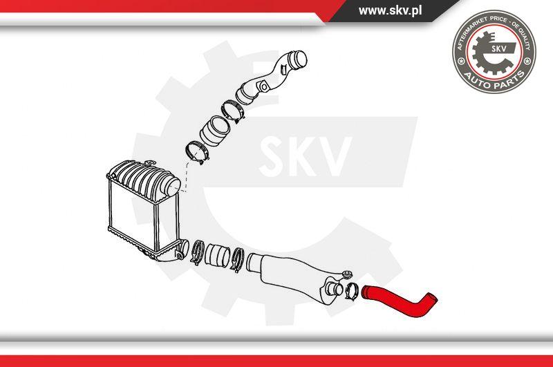 Esen SKV 24SKV732 - Трубка нагнітається повітря autocars.com.ua