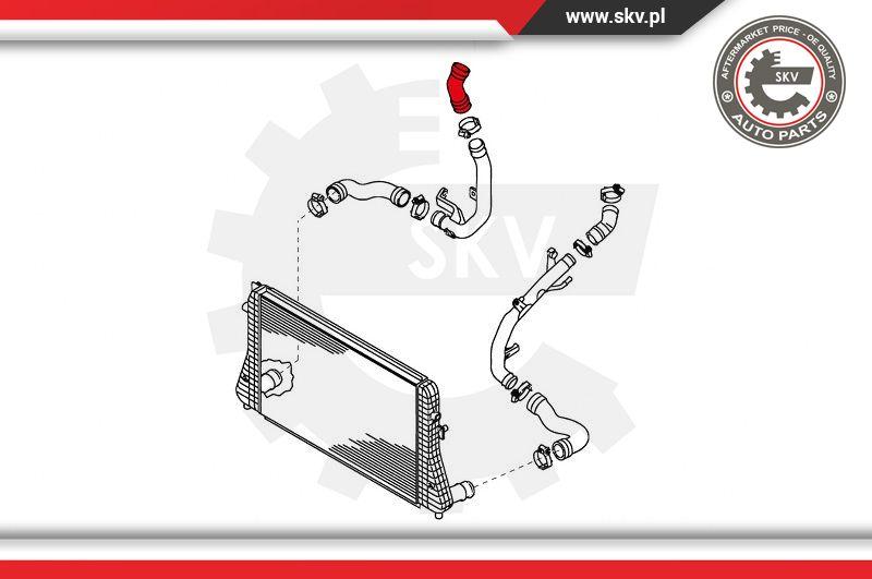 Esen SKV 24SKV733 - Трубка нагнітається повітря autocars.com.ua