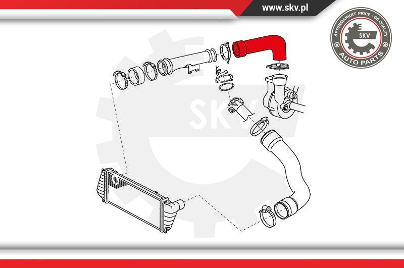 Esen SKV 24SKV736 - Трубка нагнітається повітря autocars.com.ua