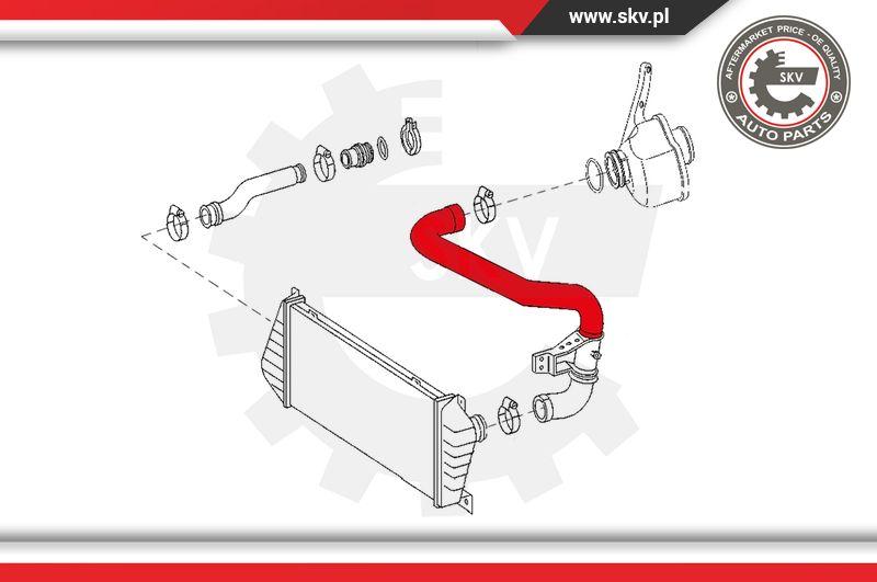 Esen SKV 24SKV738 - Трубка нагнітається повітря autocars.com.ua