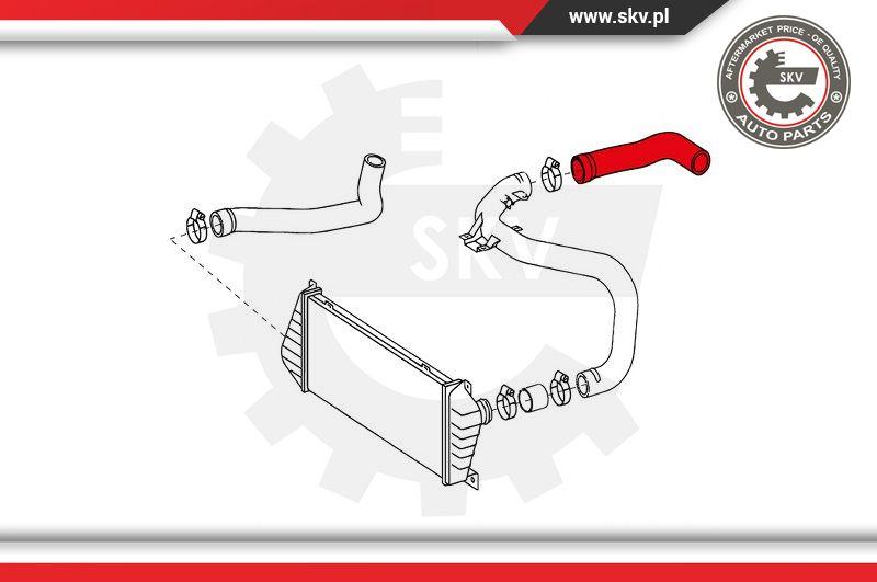 Esen SKV 24SKV753 - Трубка нагнітається повітря autocars.com.ua