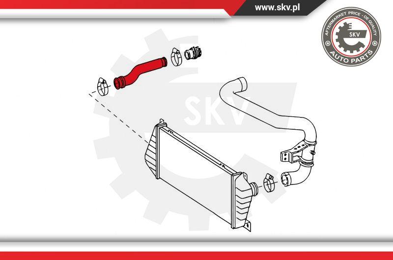 Esen SKV 24SKV755 - Трубка, нагнетание воздуха avtokuzovplus.com.ua