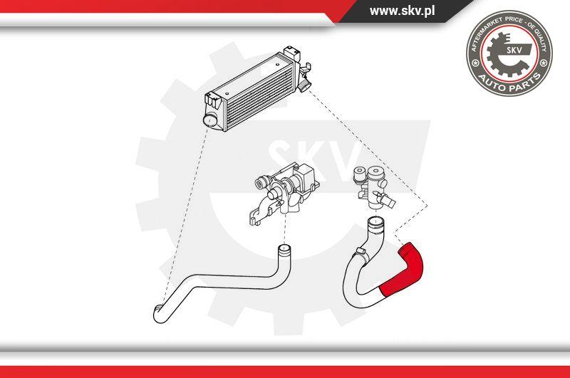Esen SKV 24SKV778 - Трубка, нагнетание воздуха avtokuzovplus.com.ua