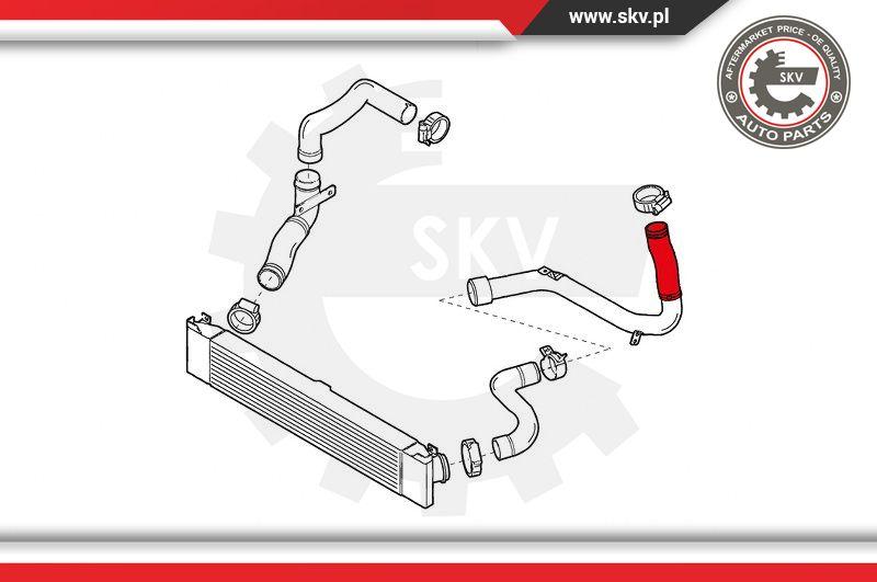 Esen SKV 24SKV786 - Трубка нагнітається повітря autocars.com.ua