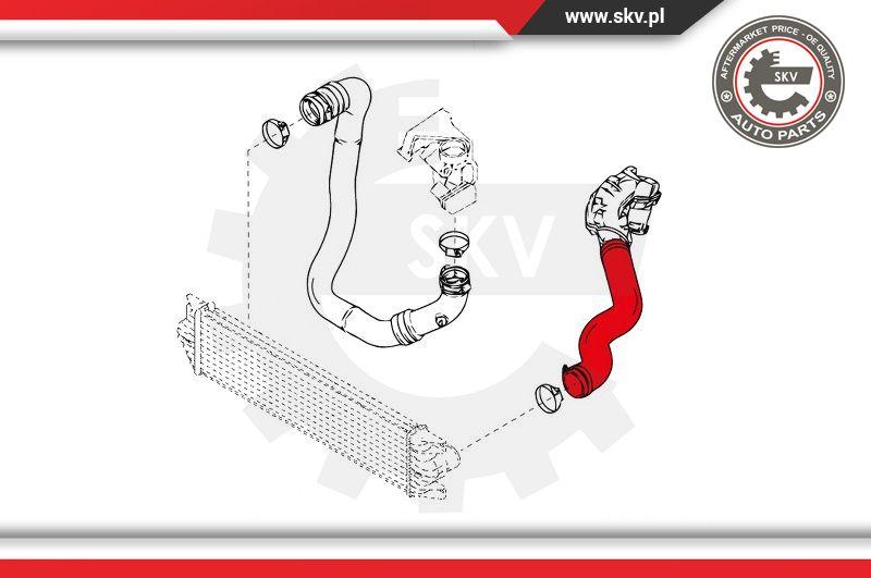 Esen SKV 24SKV814 - Трубка, нагнетание воздуха avtokuzovplus.com.ua