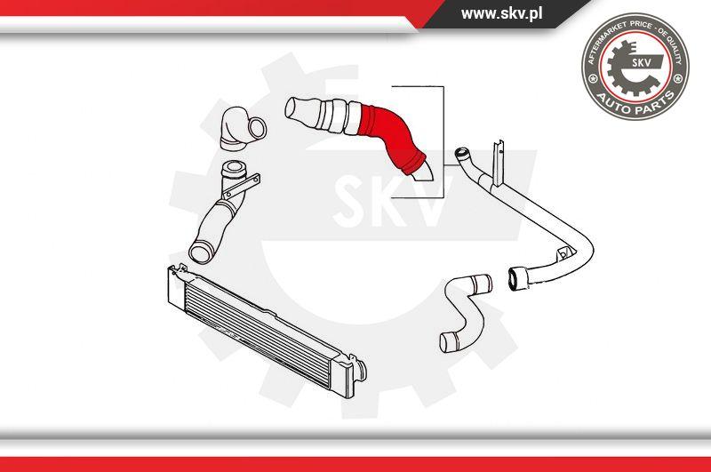 Esen SKV 24SKV819 - Трубка, нагнетание воздуха avtokuzovplus.com.ua