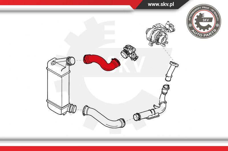 Esen SKV 24SKV829 - Трубка нагнітається повітря autocars.com.ua