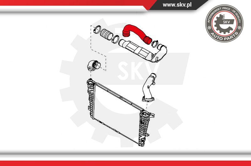 Esen SKV 24SKV839 - Трубка нагнітається повітря autocars.com.ua