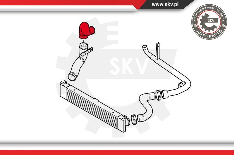 Esen SKV 24SKV849 - Трубка нагнітається повітря autocars.com.ua