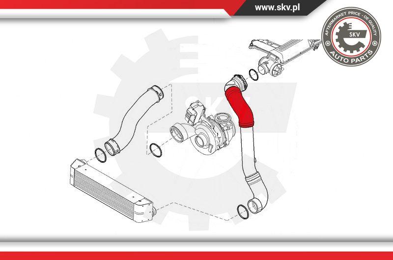 Esen SKV 24SKV874 - Трубка нагнітається повітря autocars.com.ua