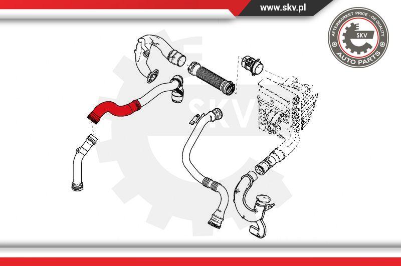 Esen SKV 24SKV915 - Трубка нагнітається повітря autocars.com.ua