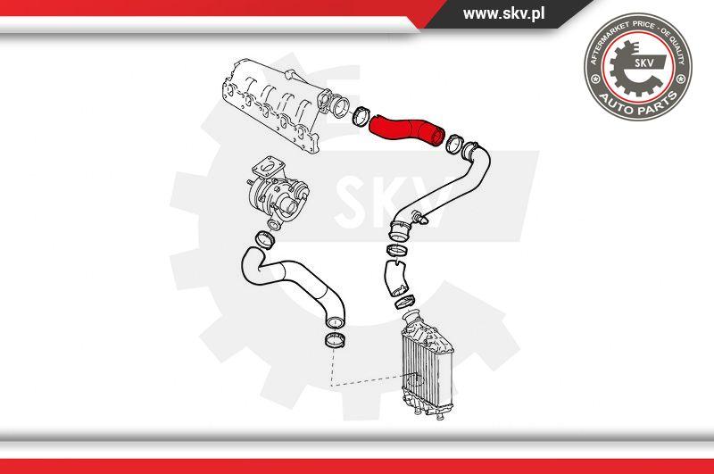 Esen SKV 24SKV941 - Трубка нагнітається повітря autocars.com.ua