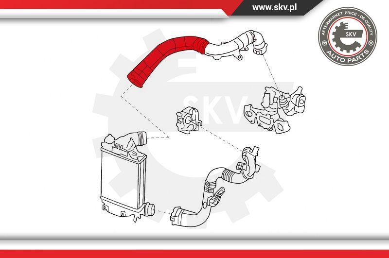 Esen SKV 24SKV959 - Трубка нагнітається повітря autocars.com.ua