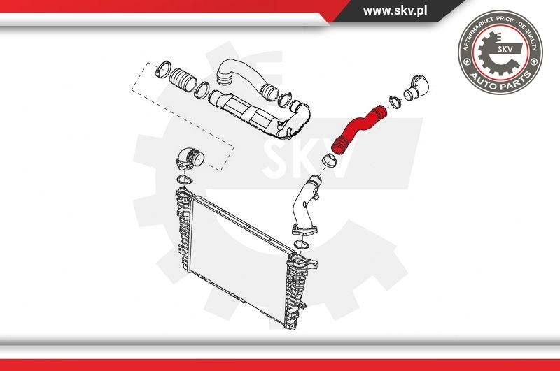 Esen SKV 24SKV961 - Трубка нагнітається повітря autocars.com.ua
