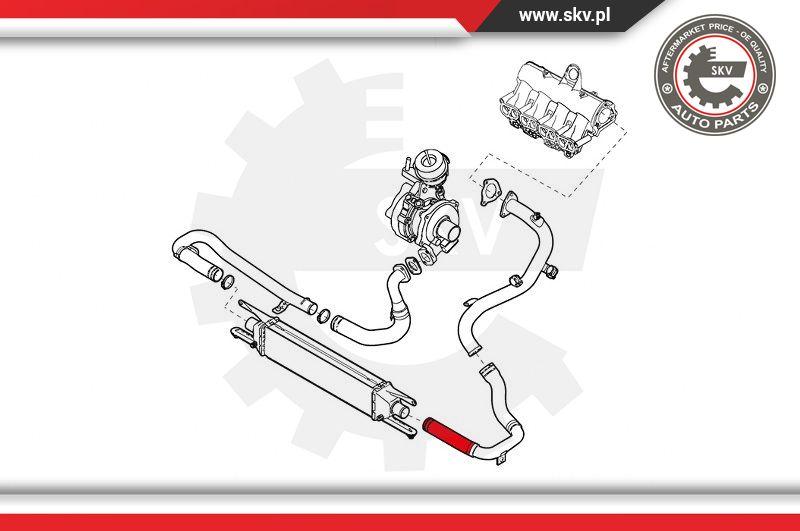Esen SKV 24SKV994 - Трубка нагнітається повітря autocars.com.ua